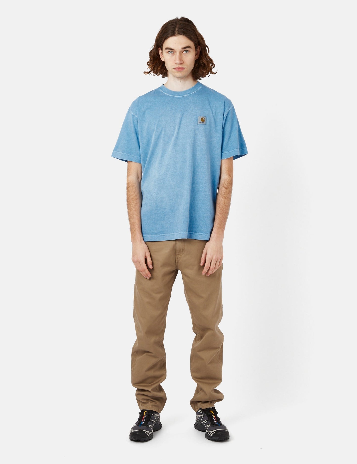 T-shirt Nelson (ample) - Bleu piscine