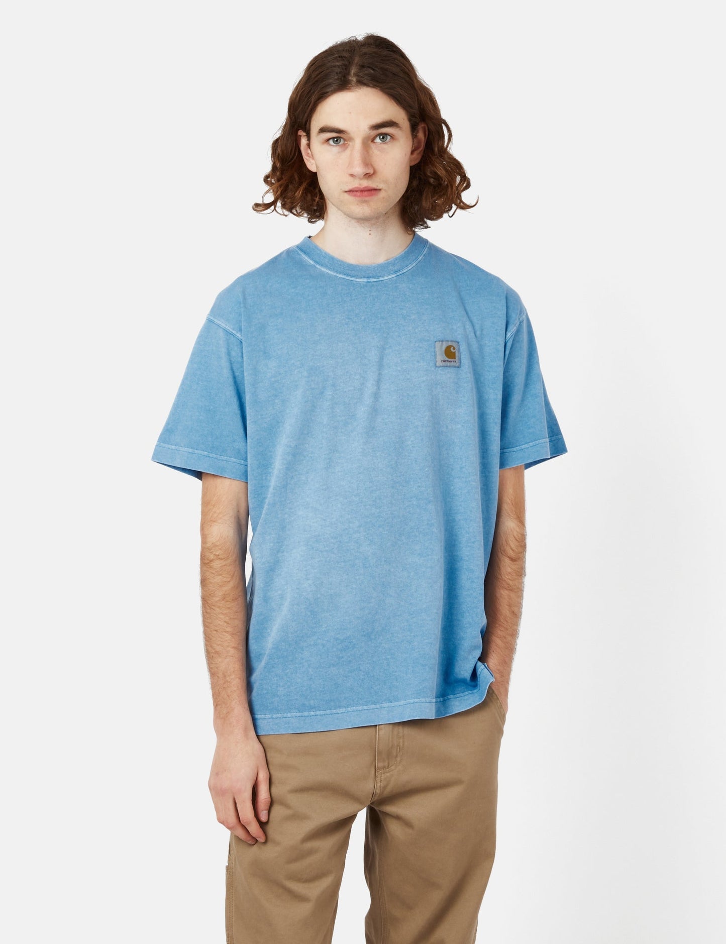 T-shirt Nelson (ample) - Bleu piscine