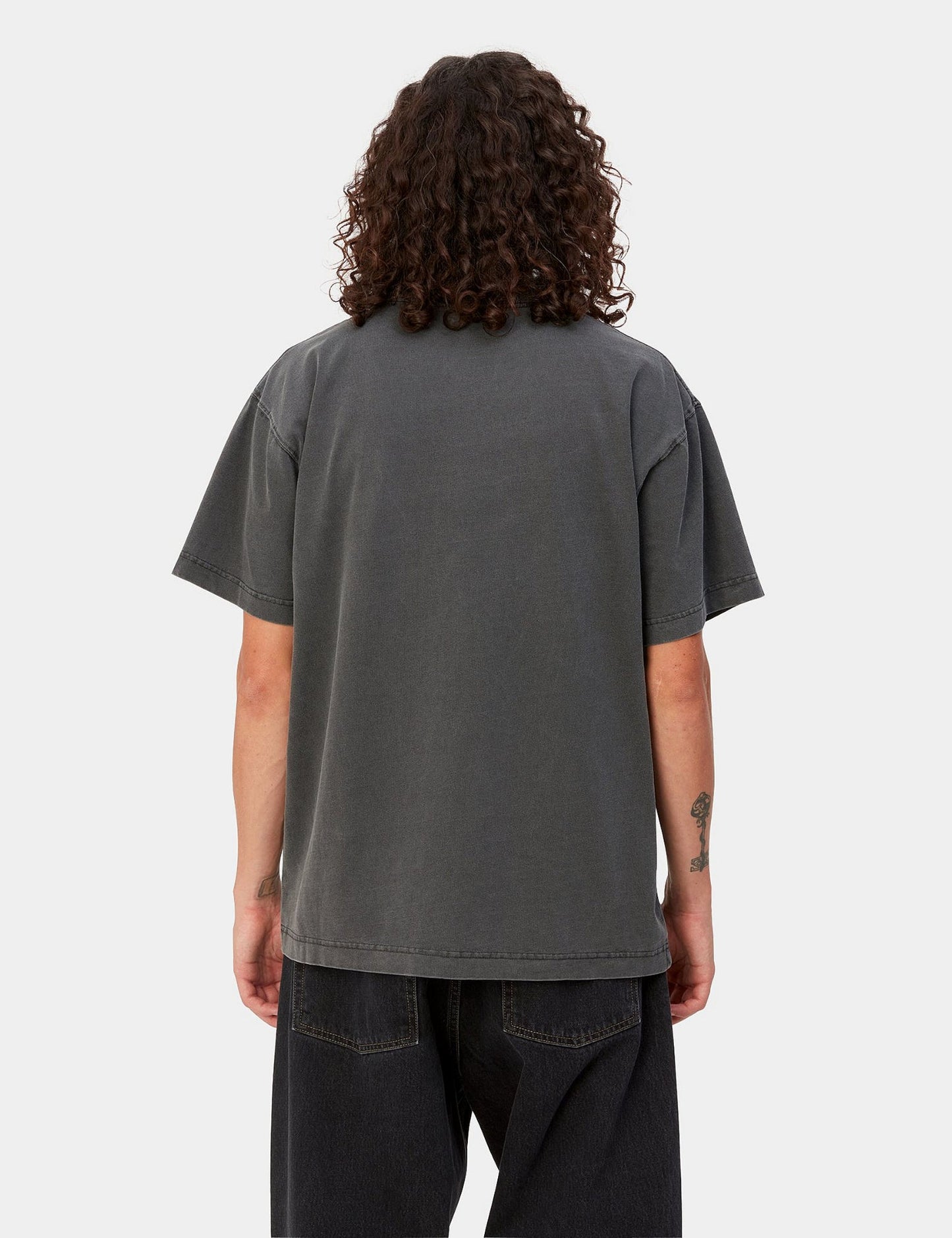 T-shirt Nelson (ample) - Gris anthracite