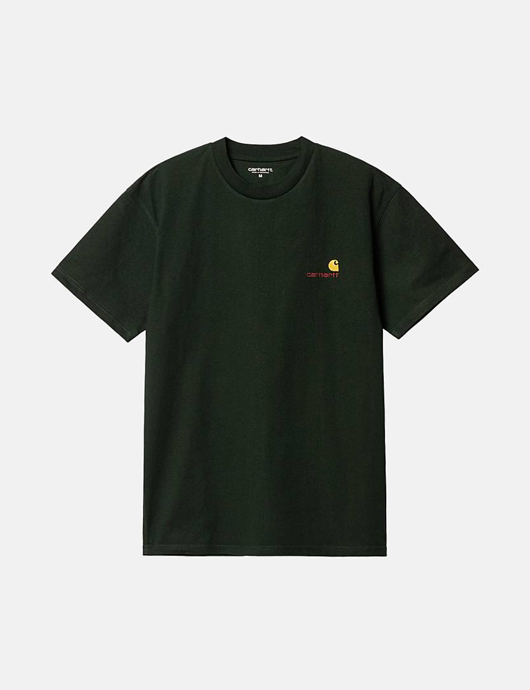 American Script T-Shirt - Dunkles Zedernholzgrün