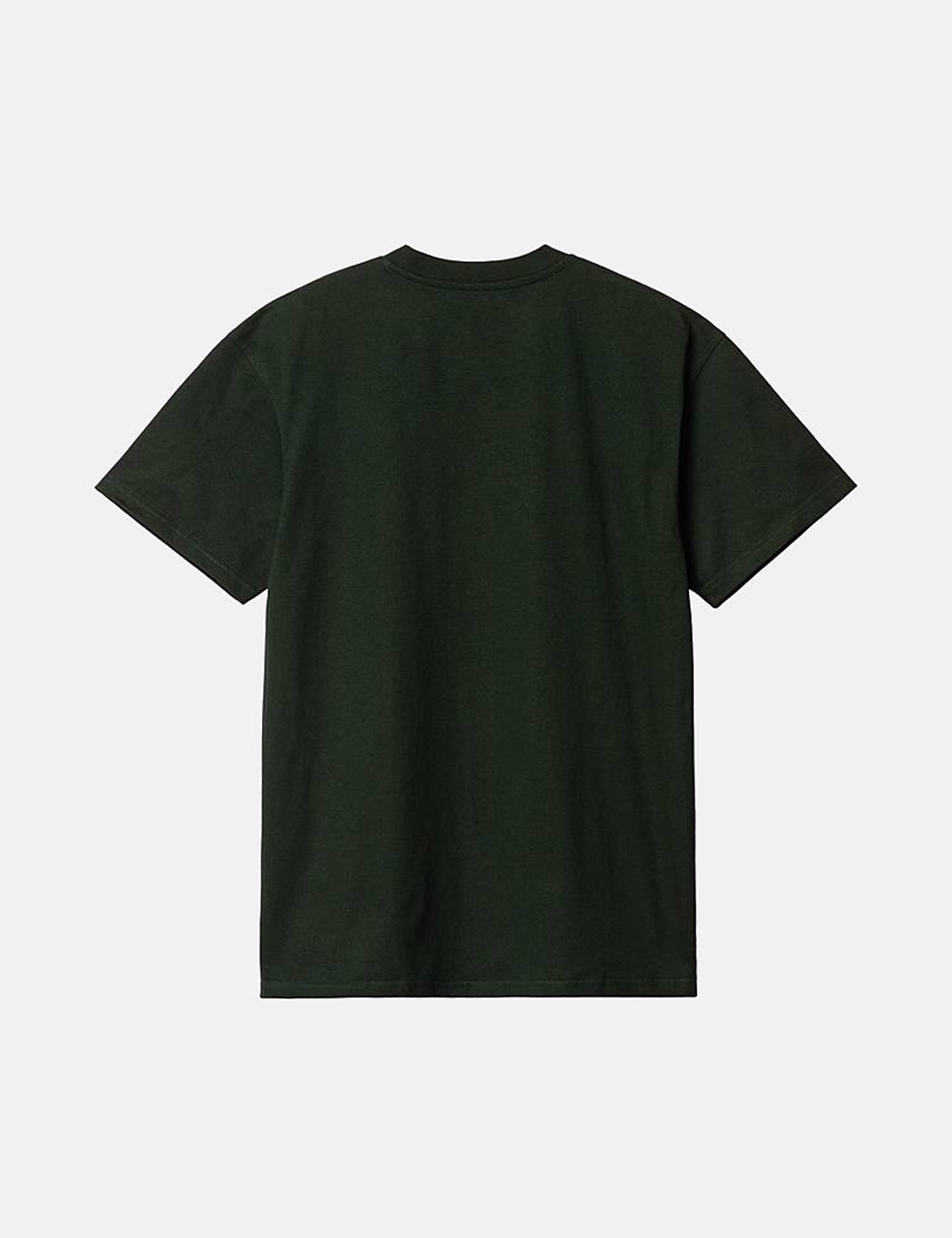 American Script T-Shirt - Dunkles Zedernholzgrün