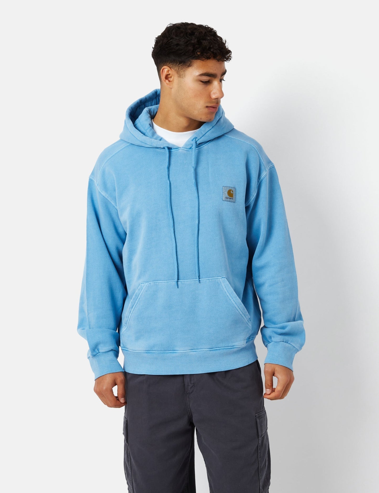 Nelson Kapuzenpullover - Piscine Blue
