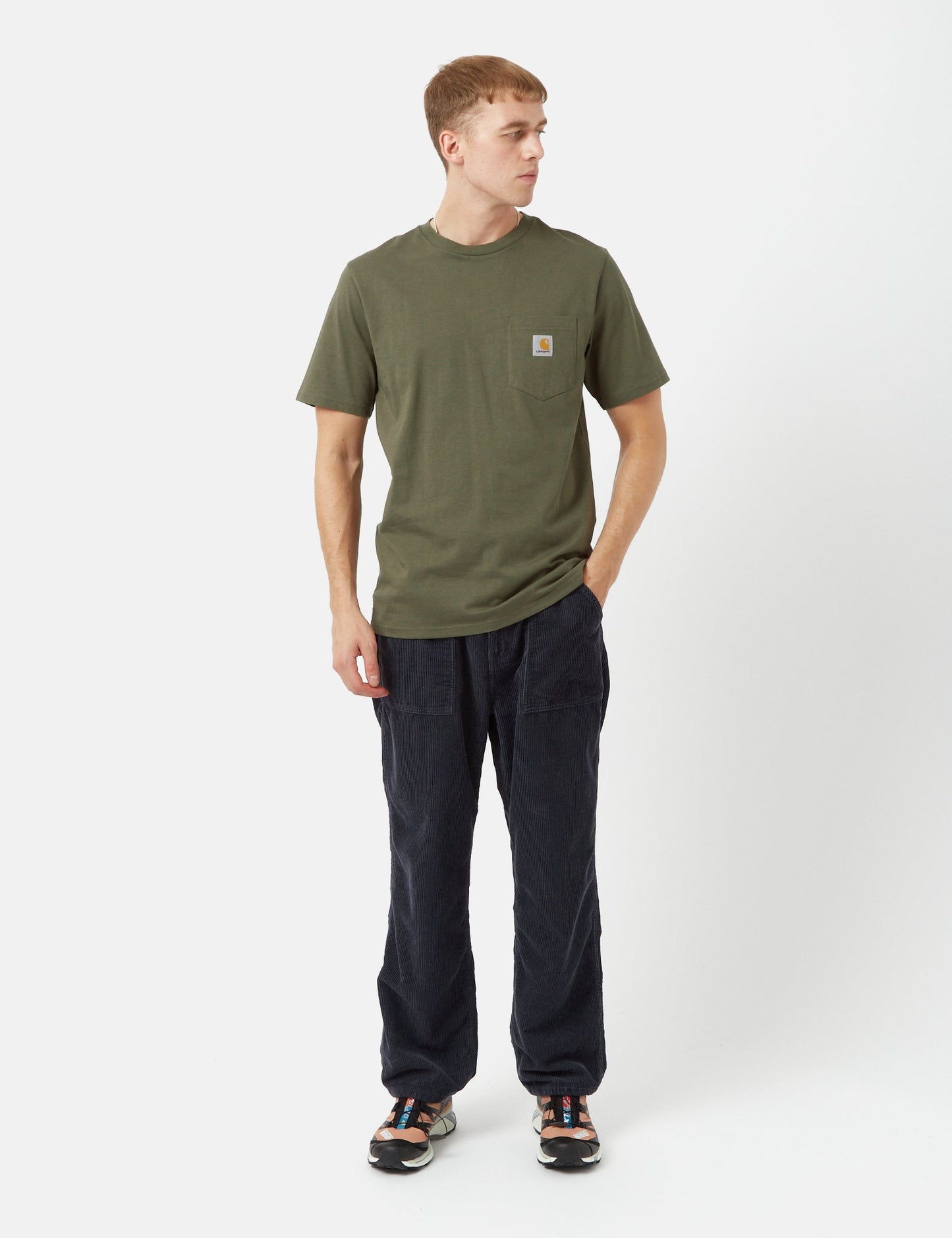 Pocket T-Shirt – Seegrün