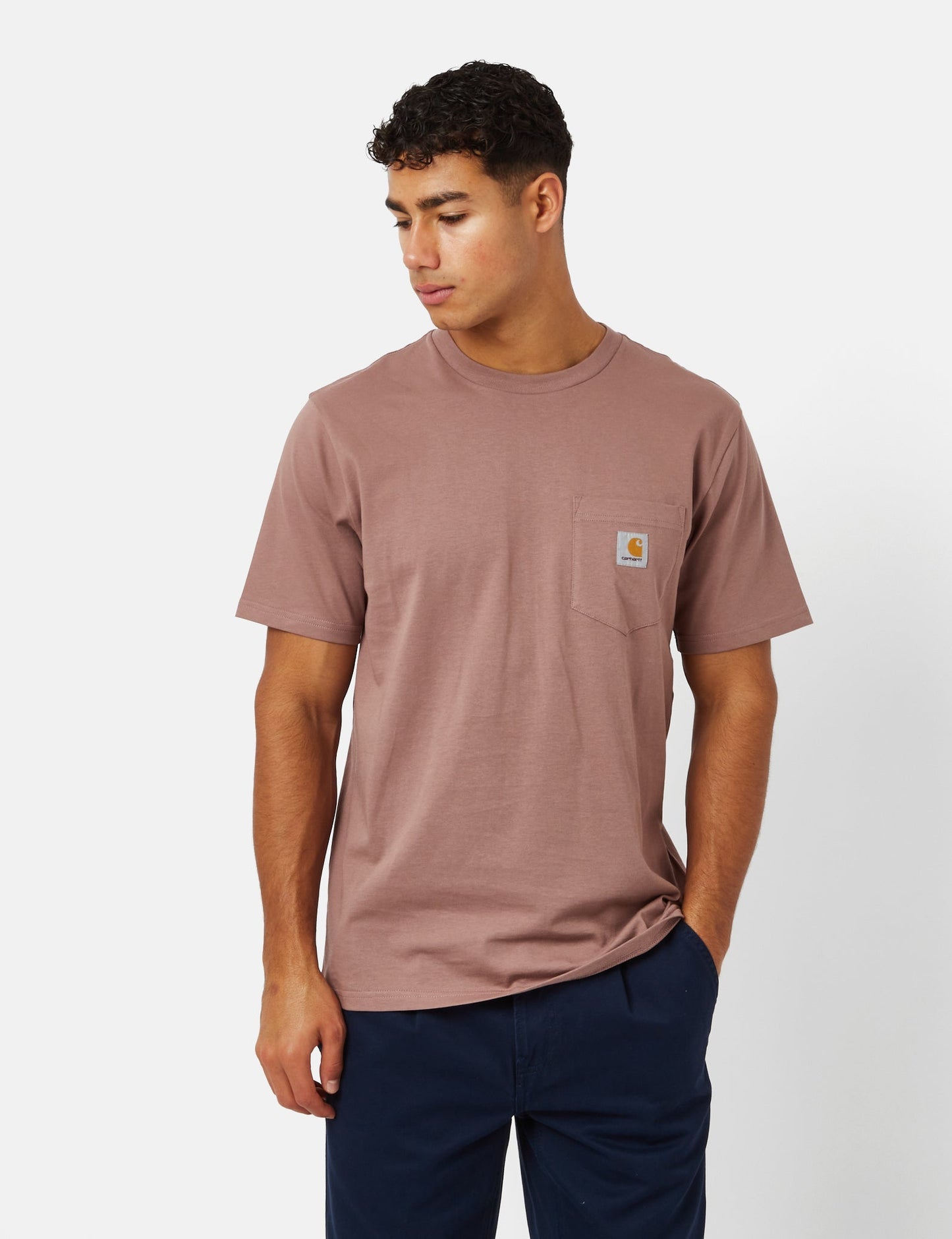 T-shirt à poche (Standard) - Rouge chiné Lupinus