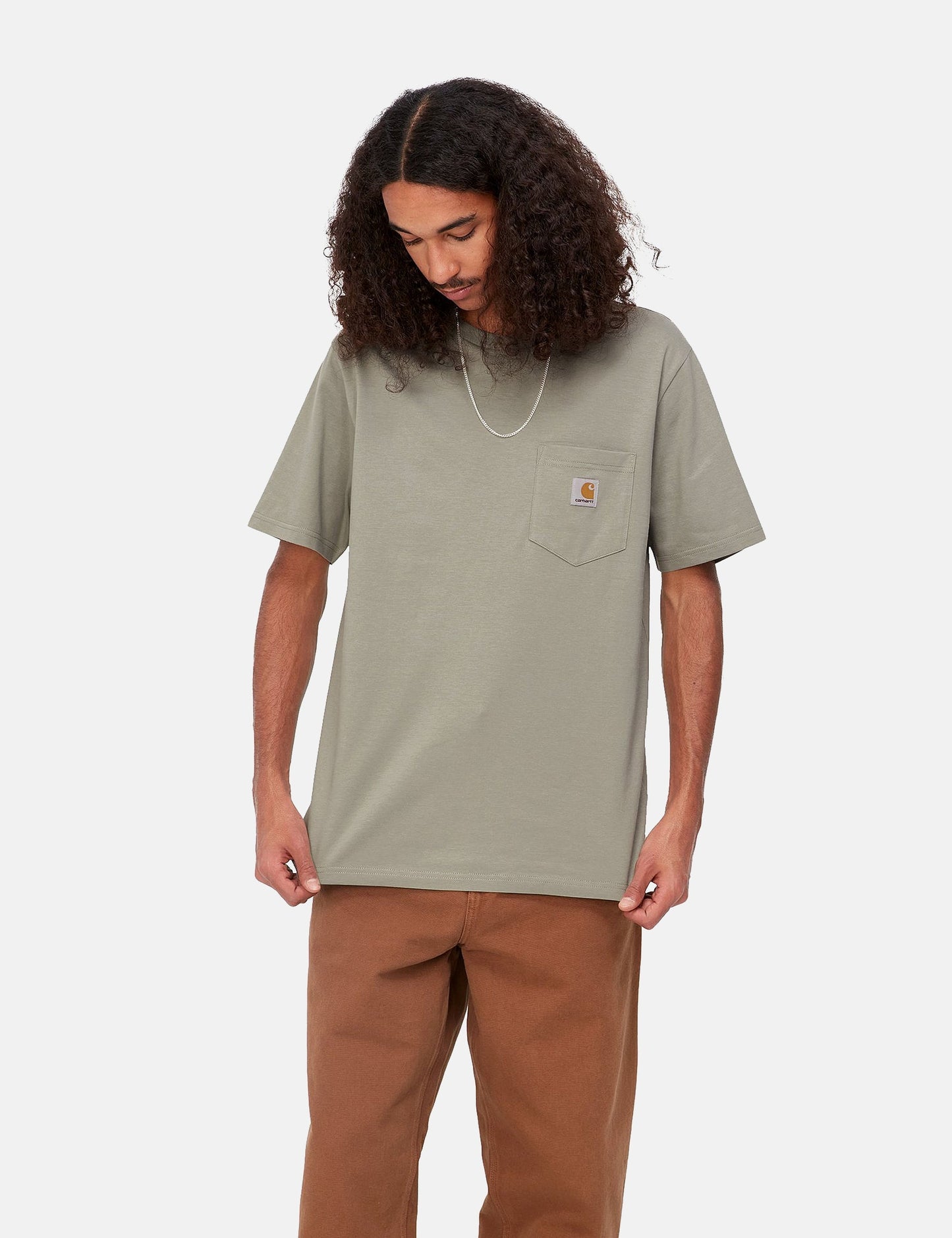 Taschen-T-Shirt (Regular) – Sorrentblau