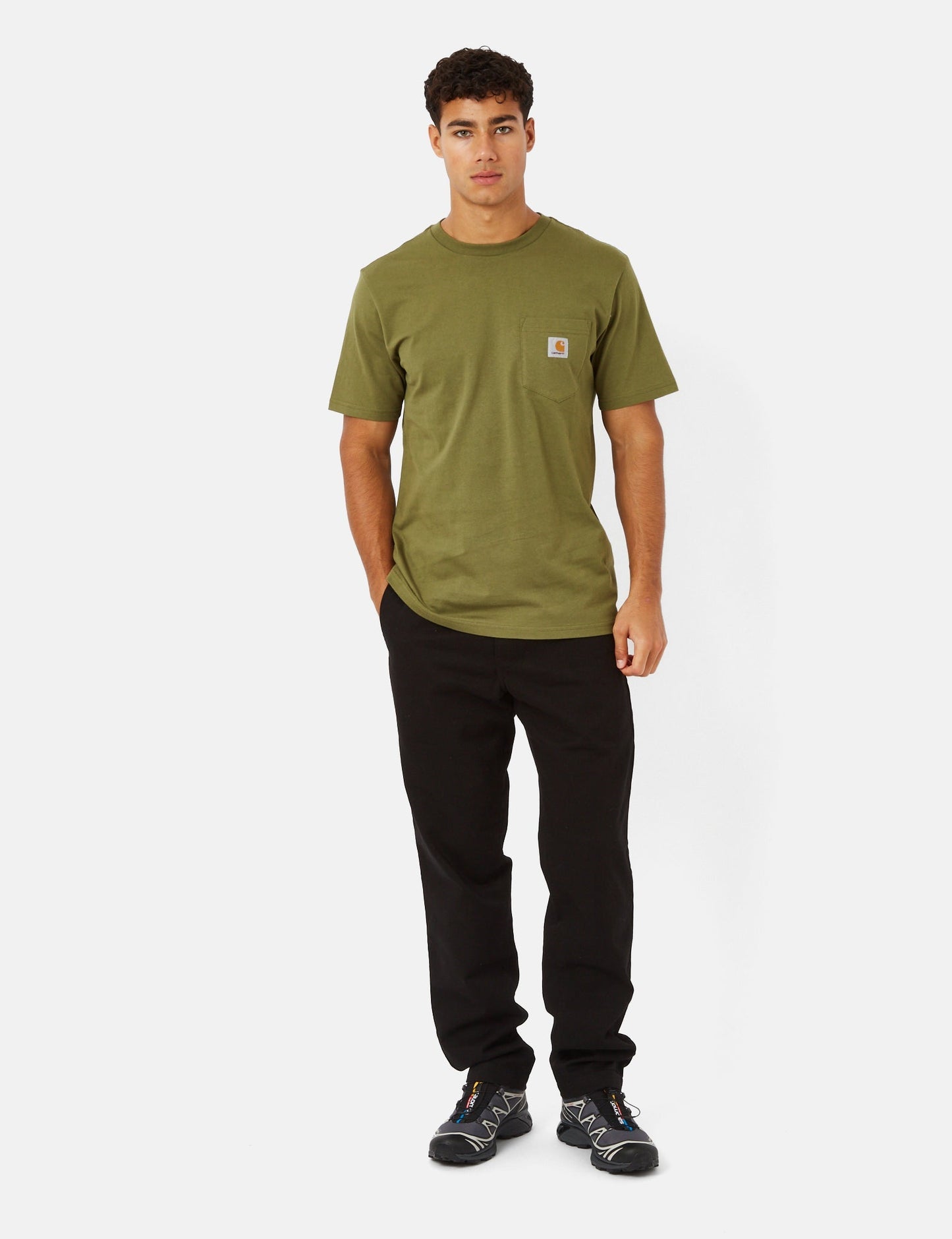 Taschen-T-Shirt (Regular) – Kiwigrün