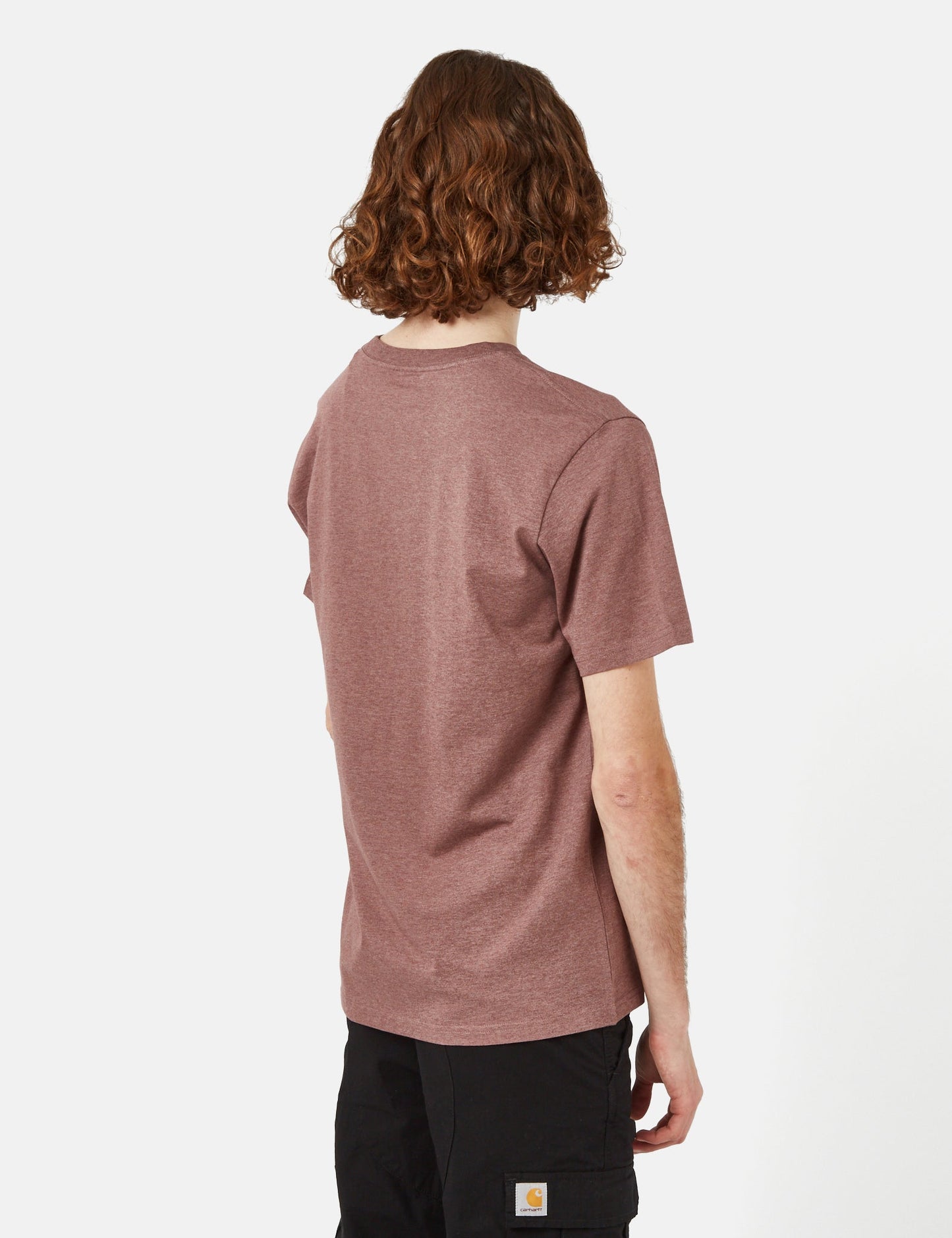 T-shirt à poche (Standard) - Rouge chiné Lupinus