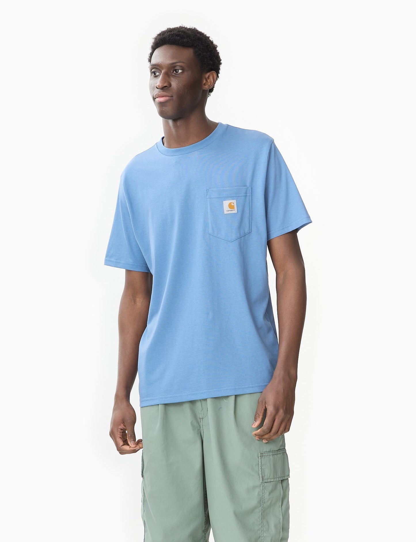 Taschen-T-Shirt (Regular) – Kiwigrün