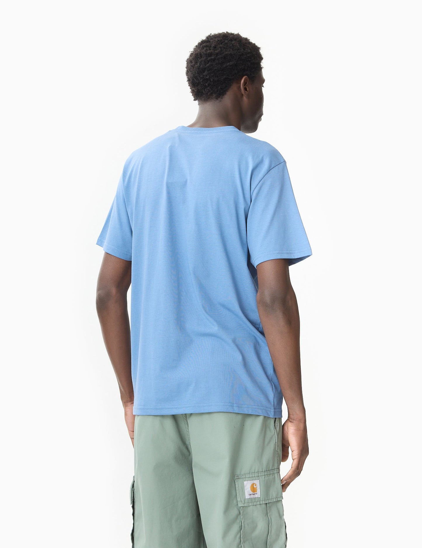Taschen-T-Shirt (Regular) – Sorrentblau