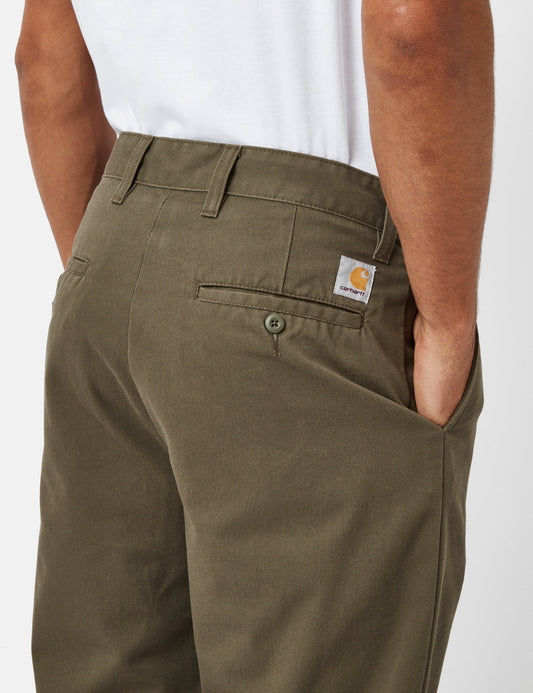 Pantalon Calder (décontracté, fuselé) - Vert ortie