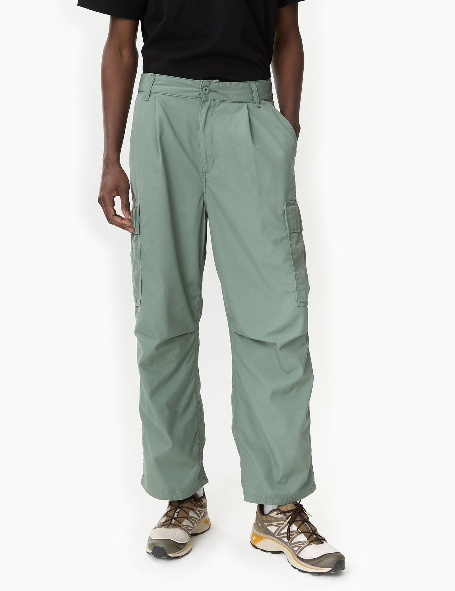 Cole Cargo Hose - Park Green Rinsed