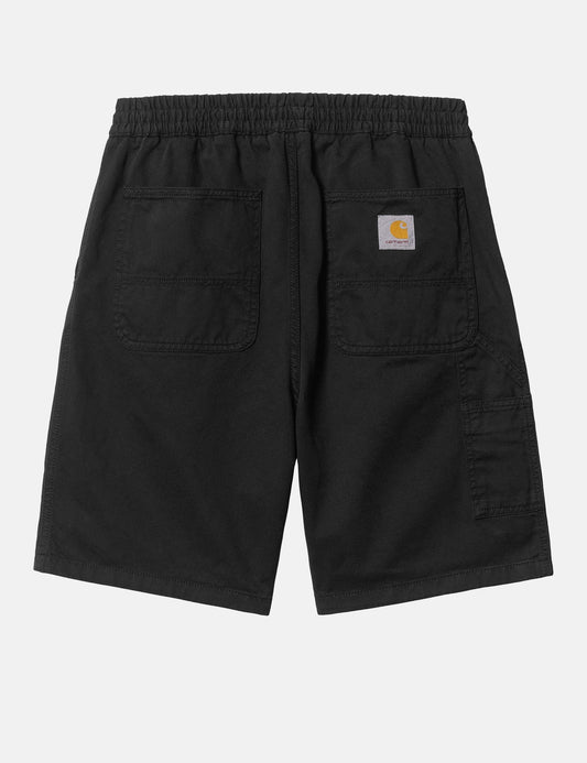 Flint Short - Noir teint sur pièce