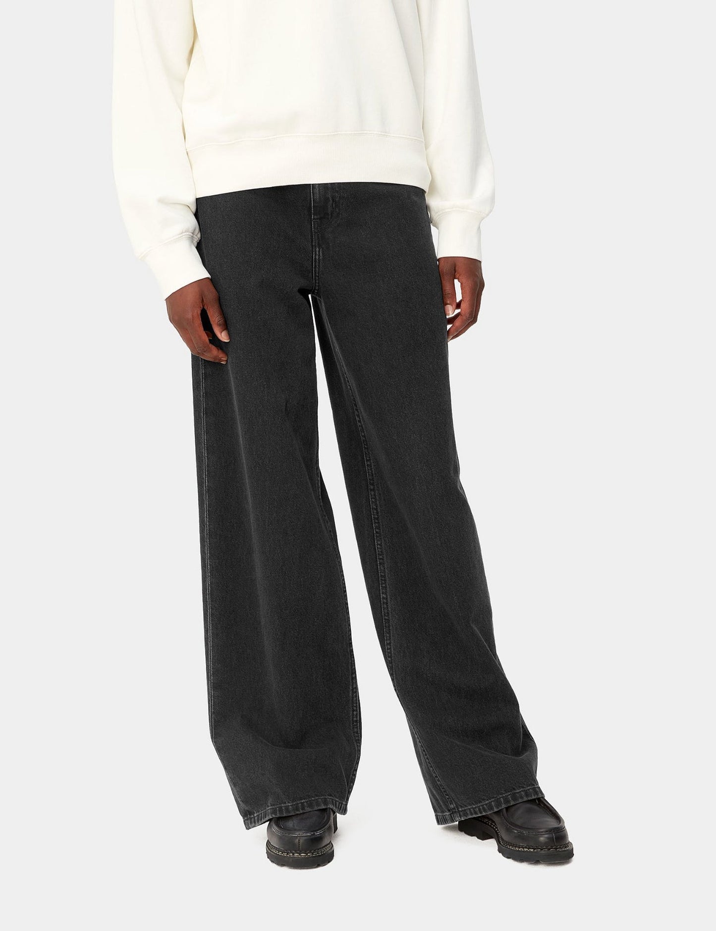 Pantalon Jane (Coupe ample) pour femme - Noir délavé