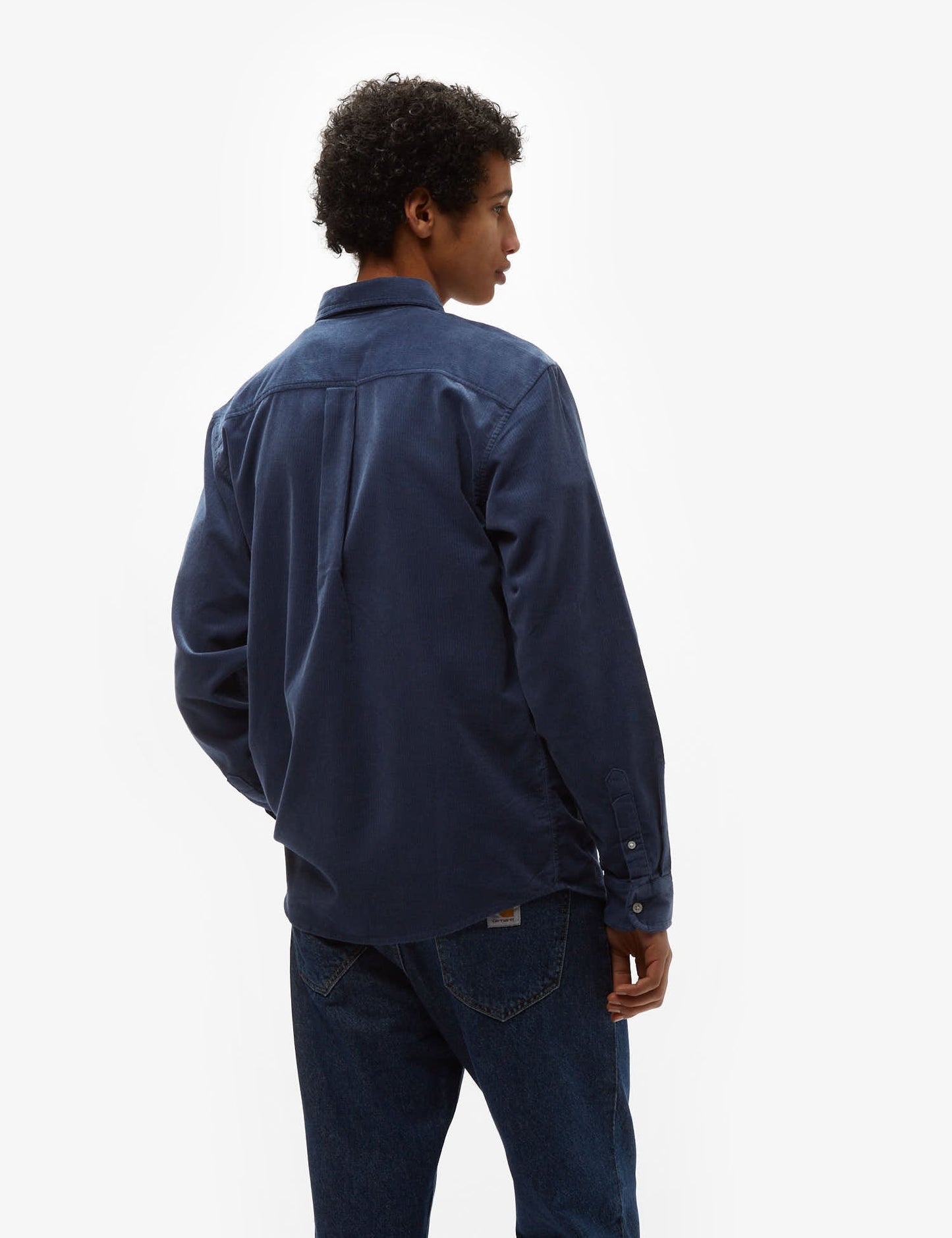Hemd Madison Feincord – Hudson Blue