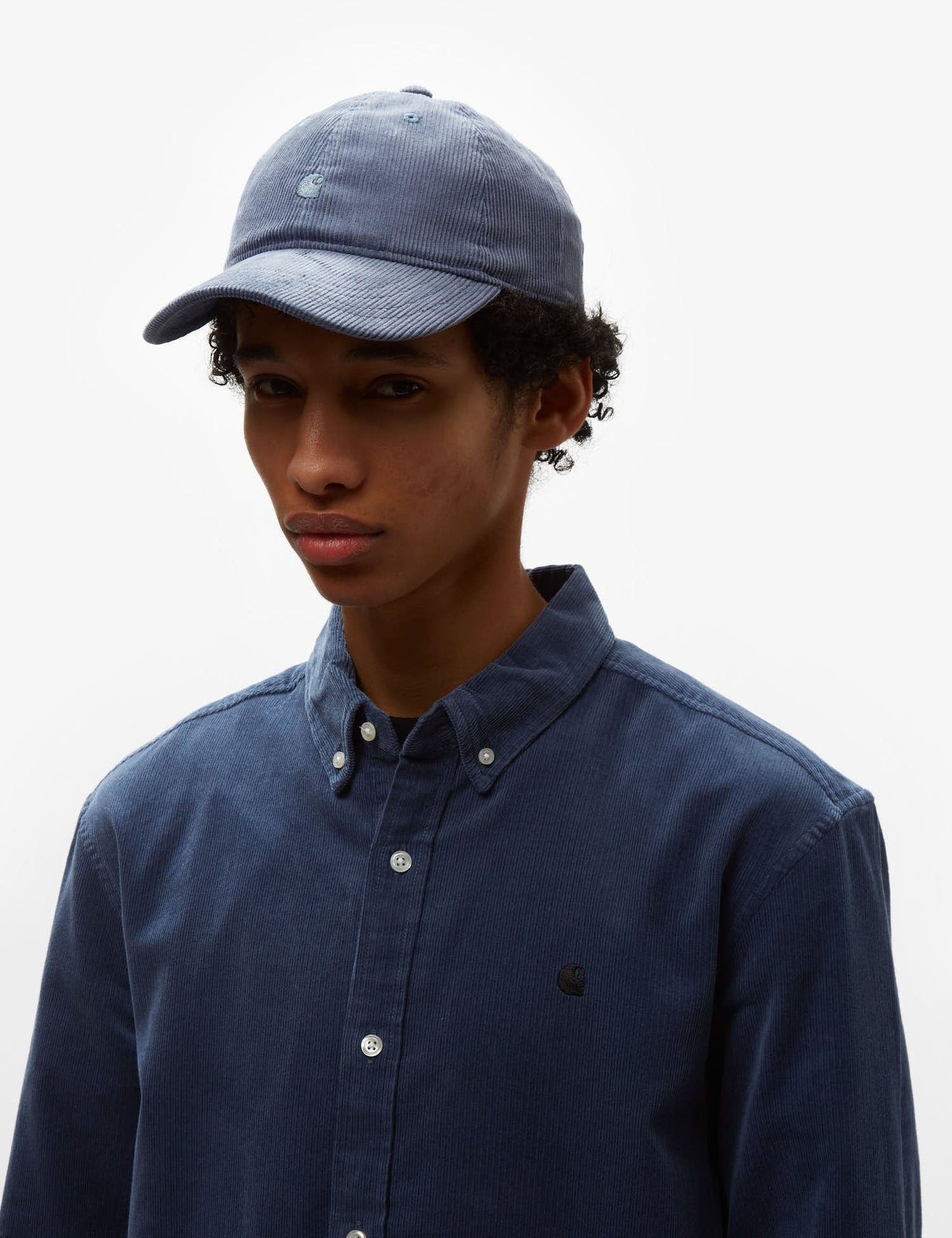 Hemd Madison Feincord – Hudson Blue