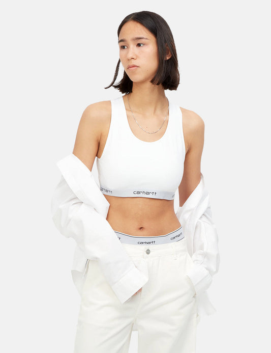 Débardeur de course Script pour femme - Blanc