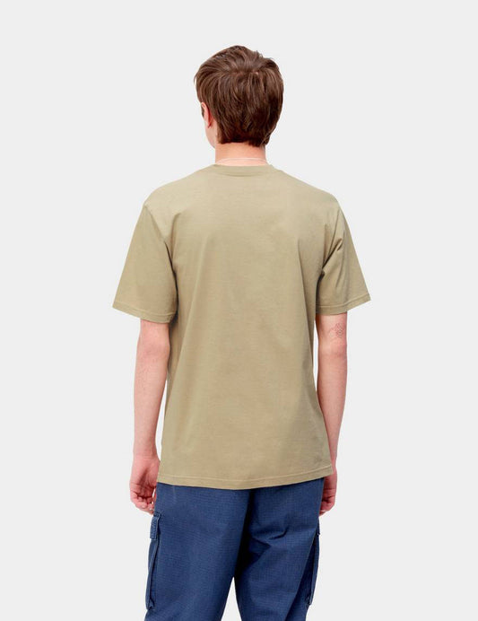 T-shirt Steamroller - Marron Ammonite