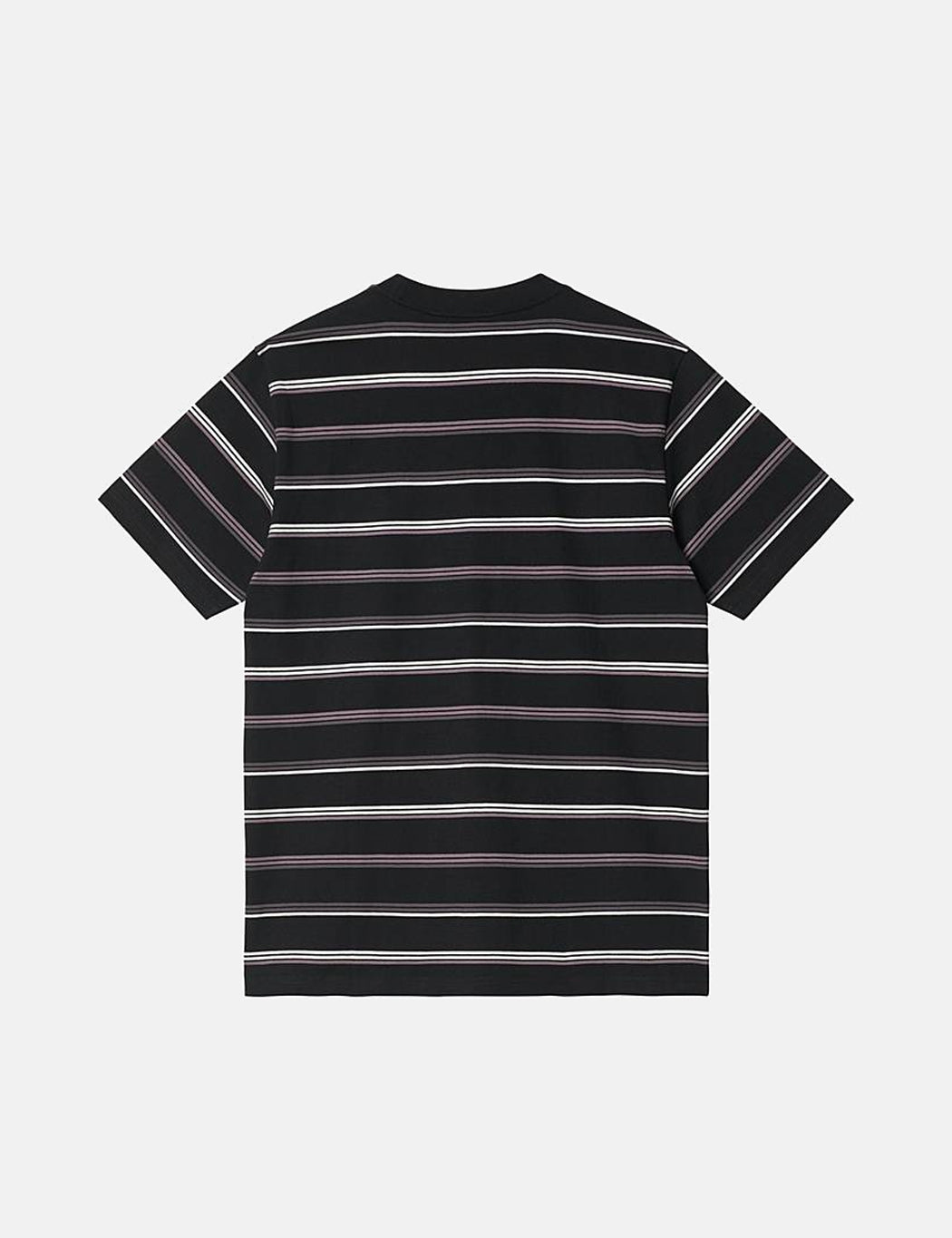 Vonn Streifen-T-Shirt – Schwarz/Artischockenlila