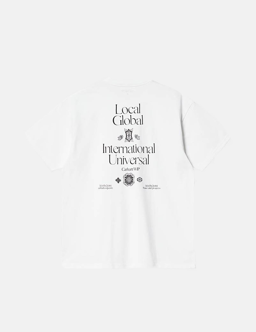 Local Pocket T-Shirt – Weiß/Schwarz
