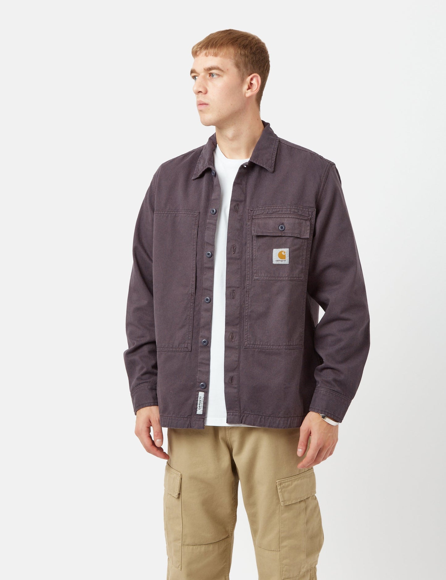 Charter Langarmhemd – Ammonite Brown
