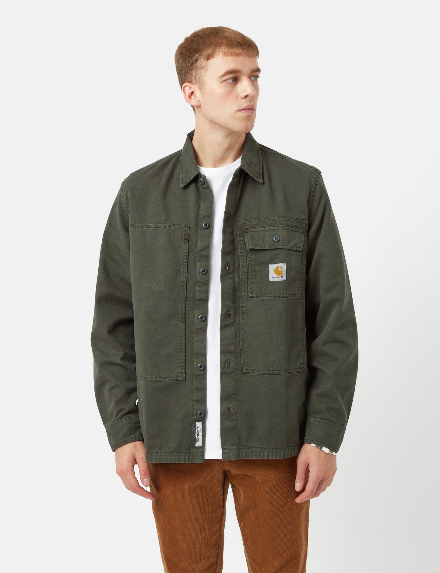 Charter Langarmshirt - Boxwood Green