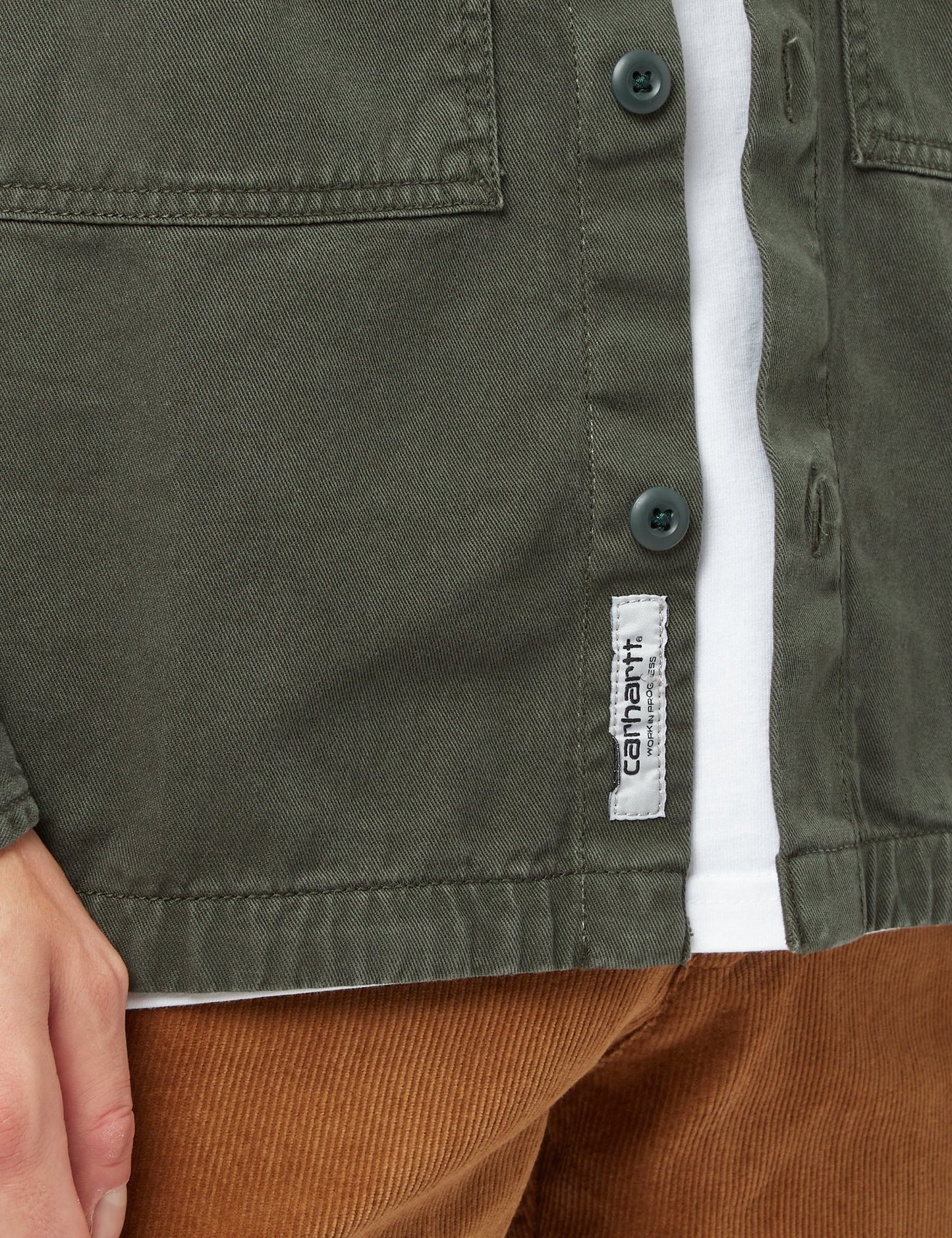 Charter Langarmshirt - Boxwood Green