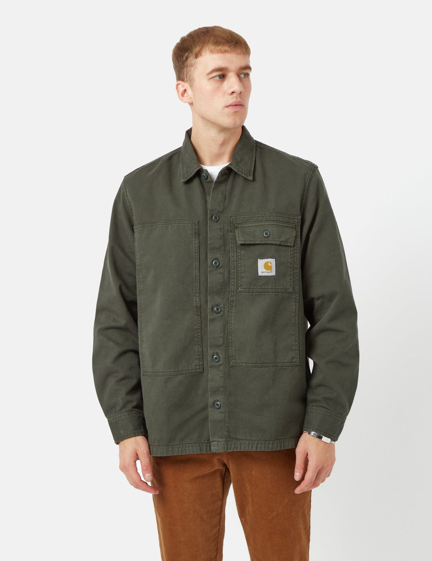 Charter Langarmshirt - Boxwood Green