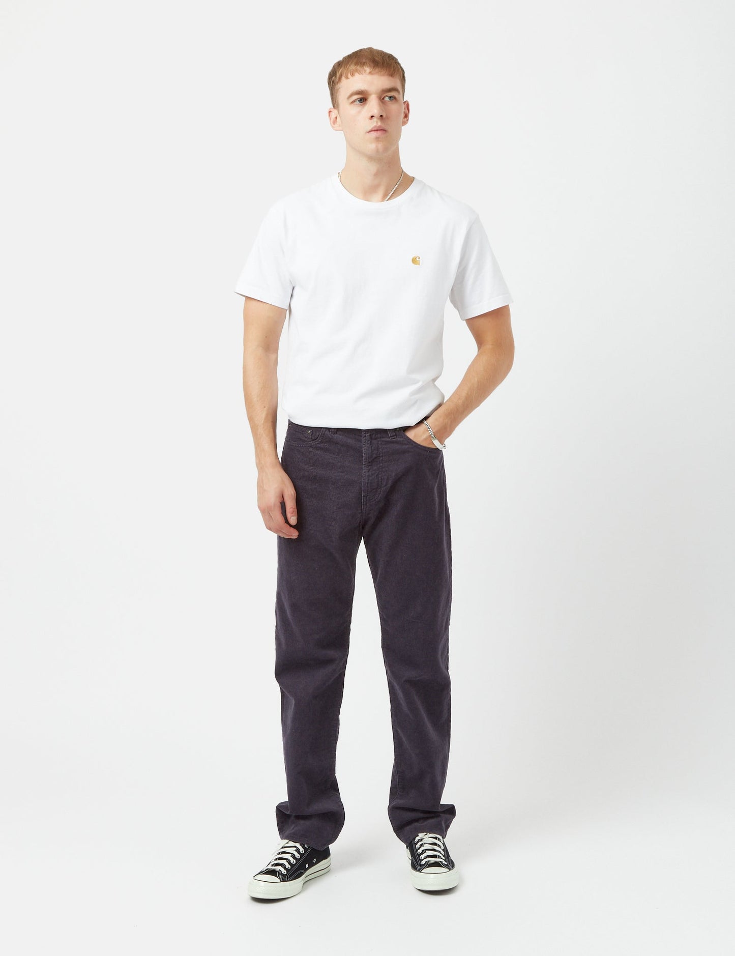 Pantalon Pontiac Cord (coupe décontractée) - Violet artichaut