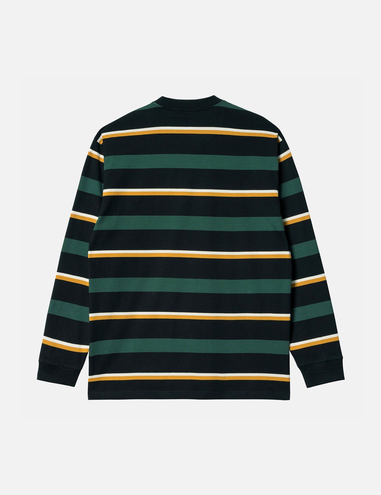 Langarmshirt Bowman Stripe – Juniper Green