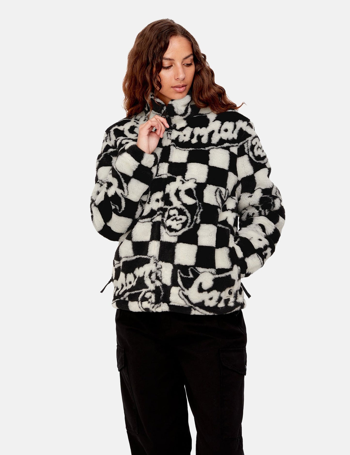 Damen ungefütterte Jacke (Joyride Jacquard) - Schwarz/Wax