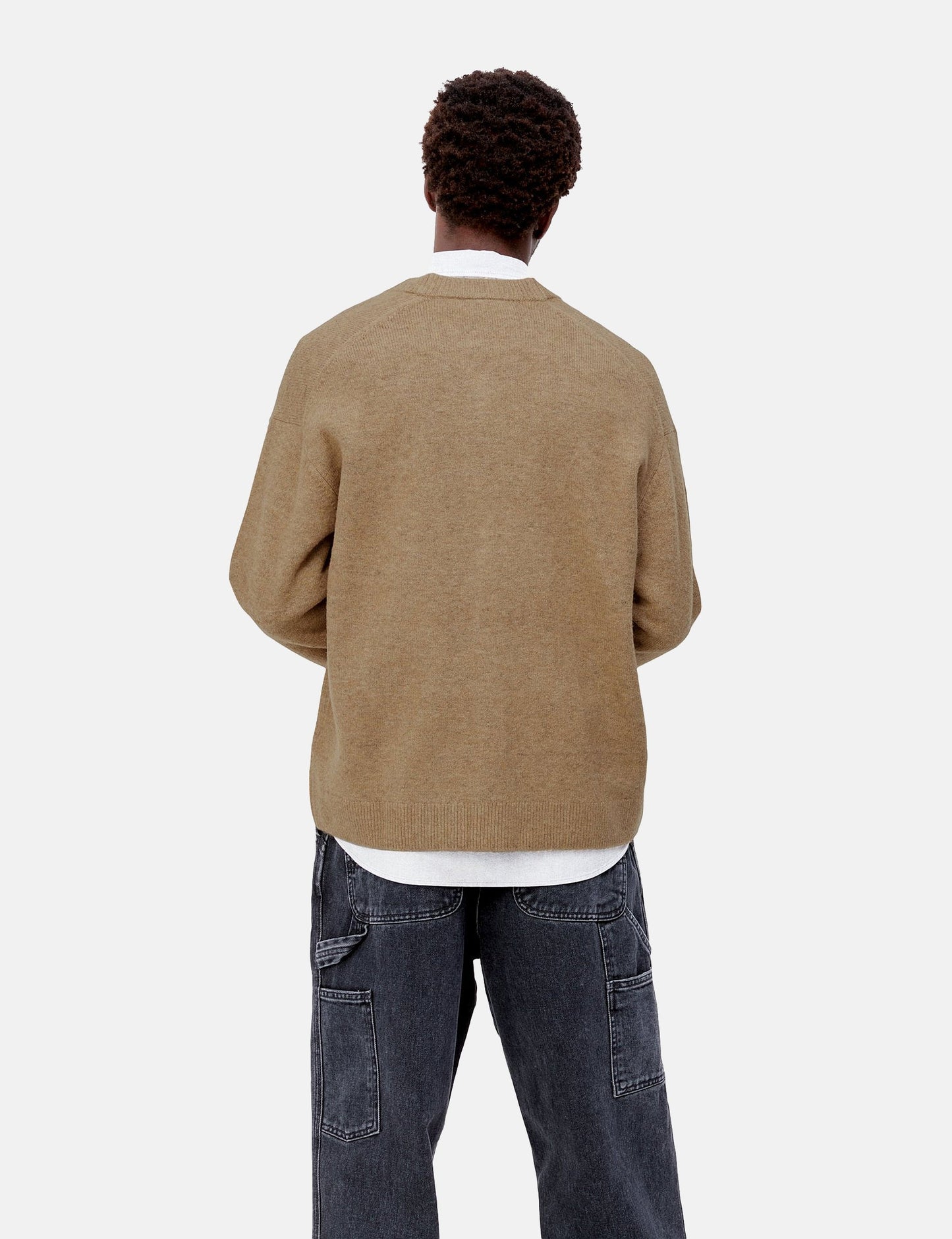 Albion Cardigan – Jasper Camel Heather
