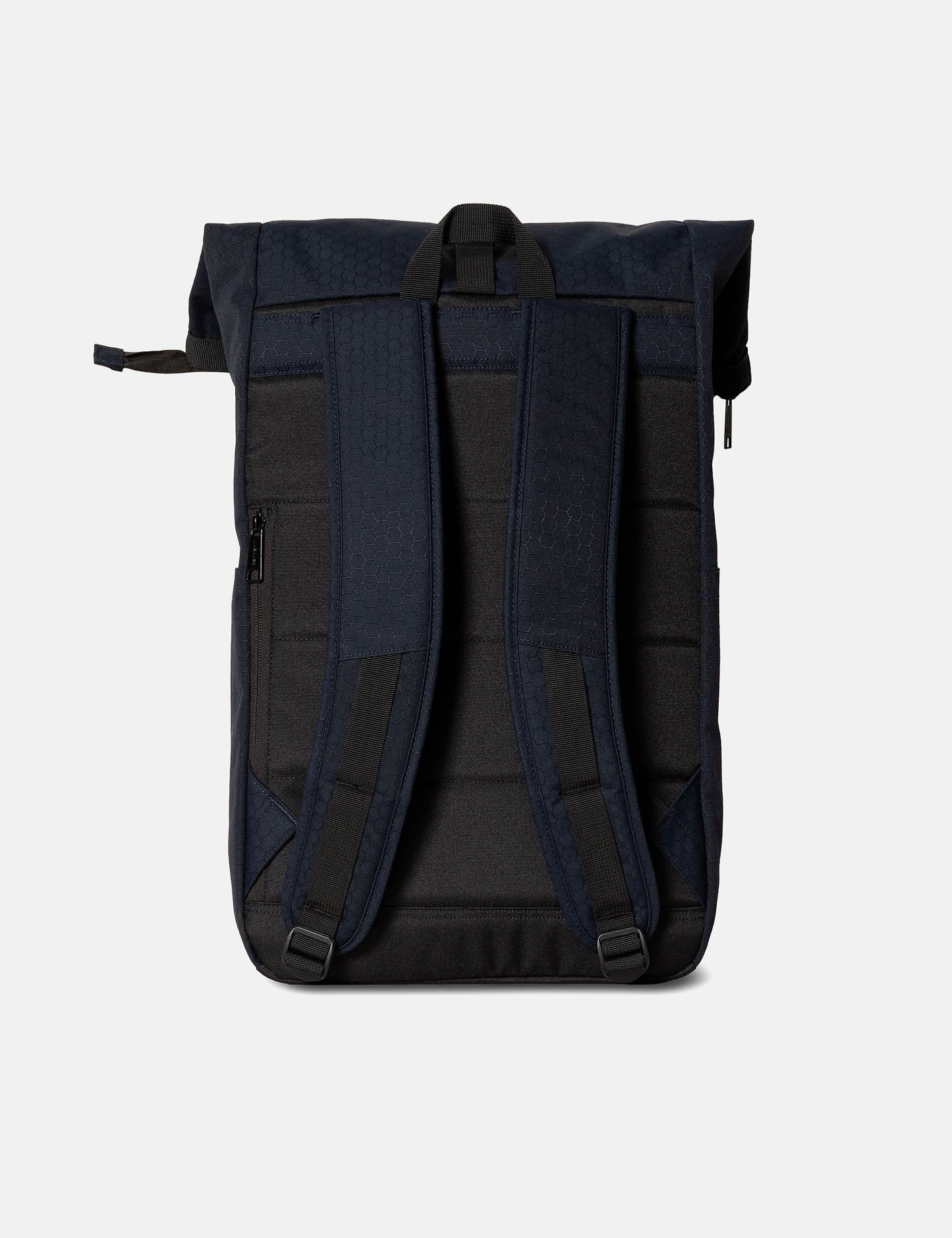 Leon Rolltop Rucksack – Dunkelmarineblau