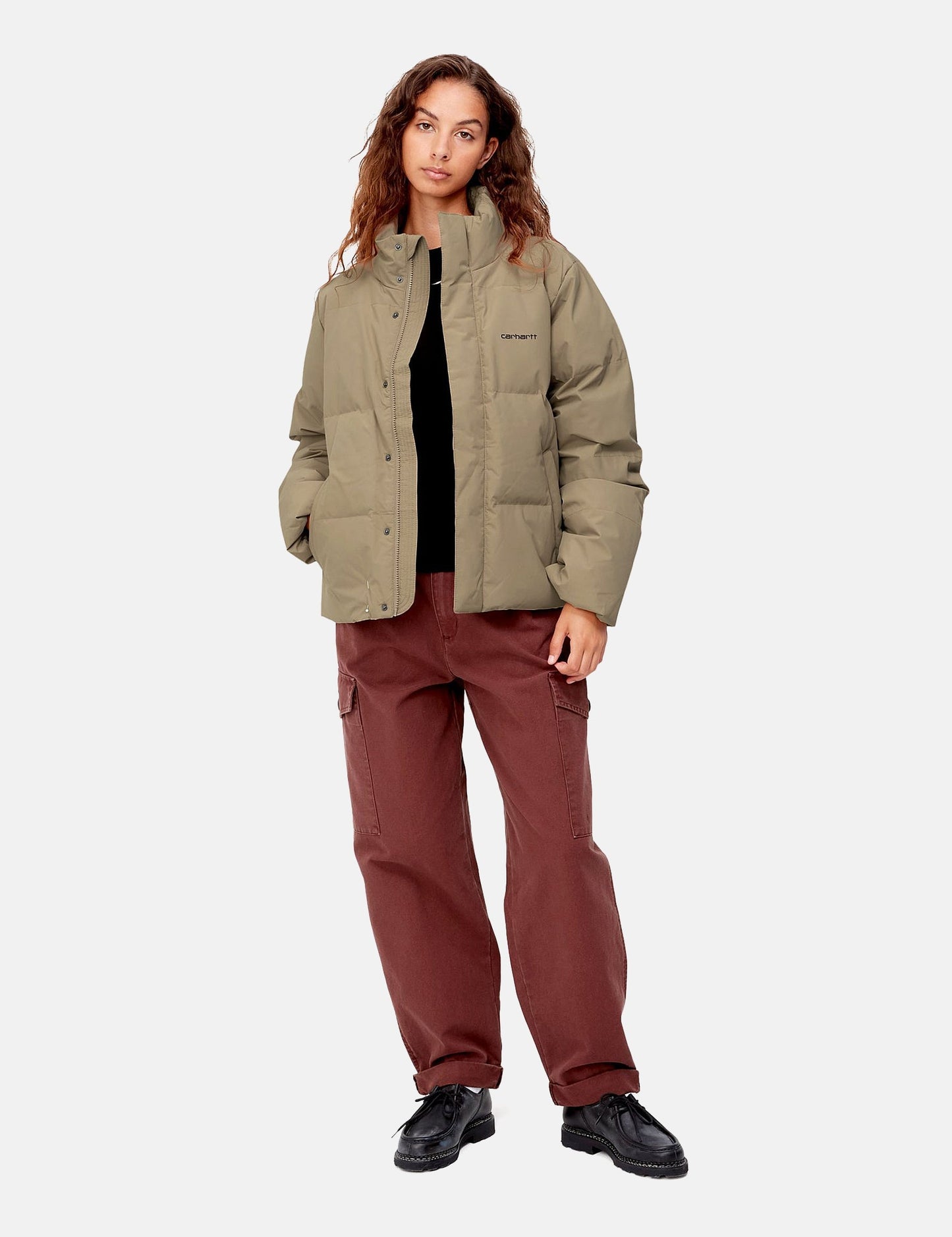 Damen Yanie Jacke – Tanami Braun/Schwarz