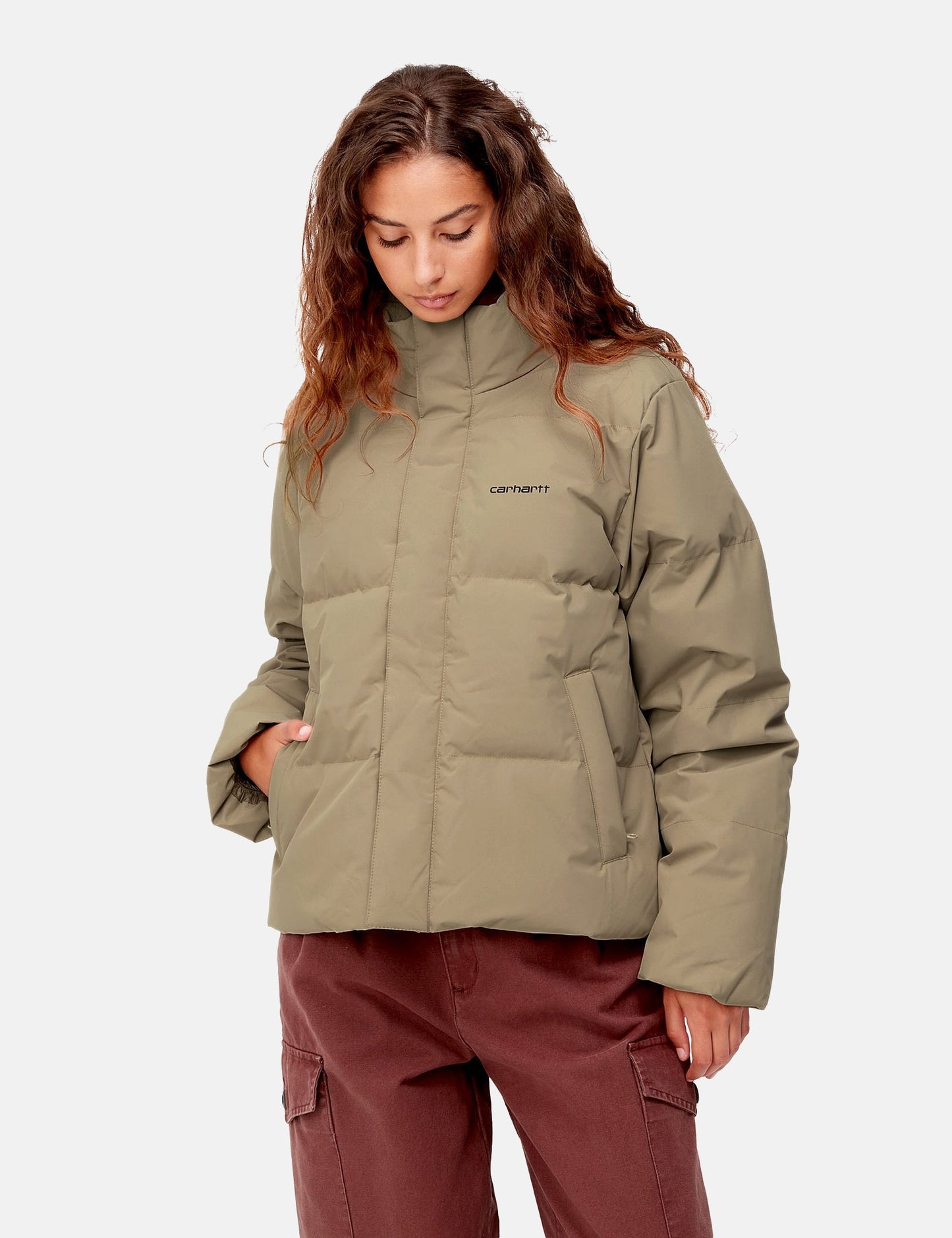 Damen Yanie Jacke – Tanami Braun/Schwarz