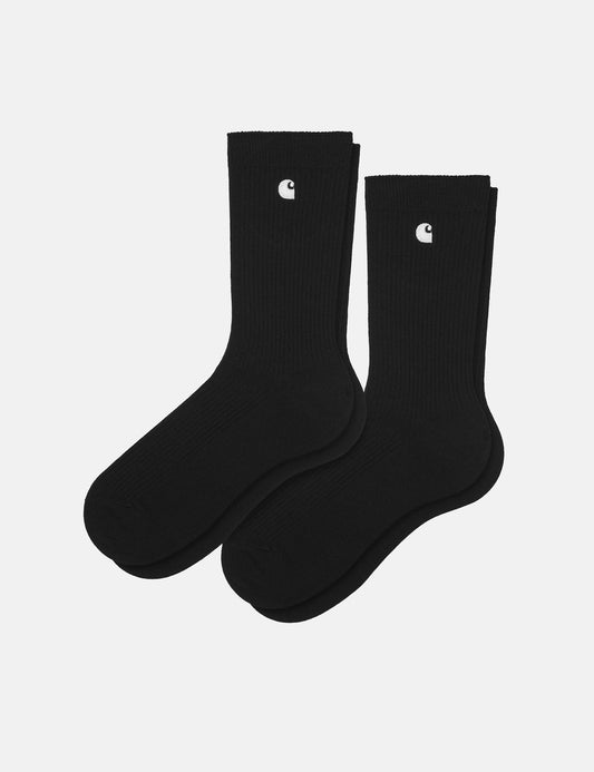 Chaussettes Madison Pack (Lot de 2) - Noir/Blanc