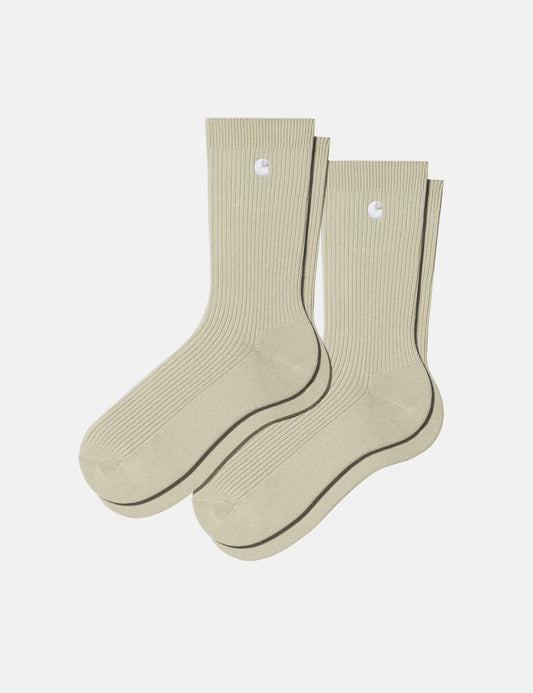 Chaussettes Madison Pack (Lot de 2) - Noir/Blanc