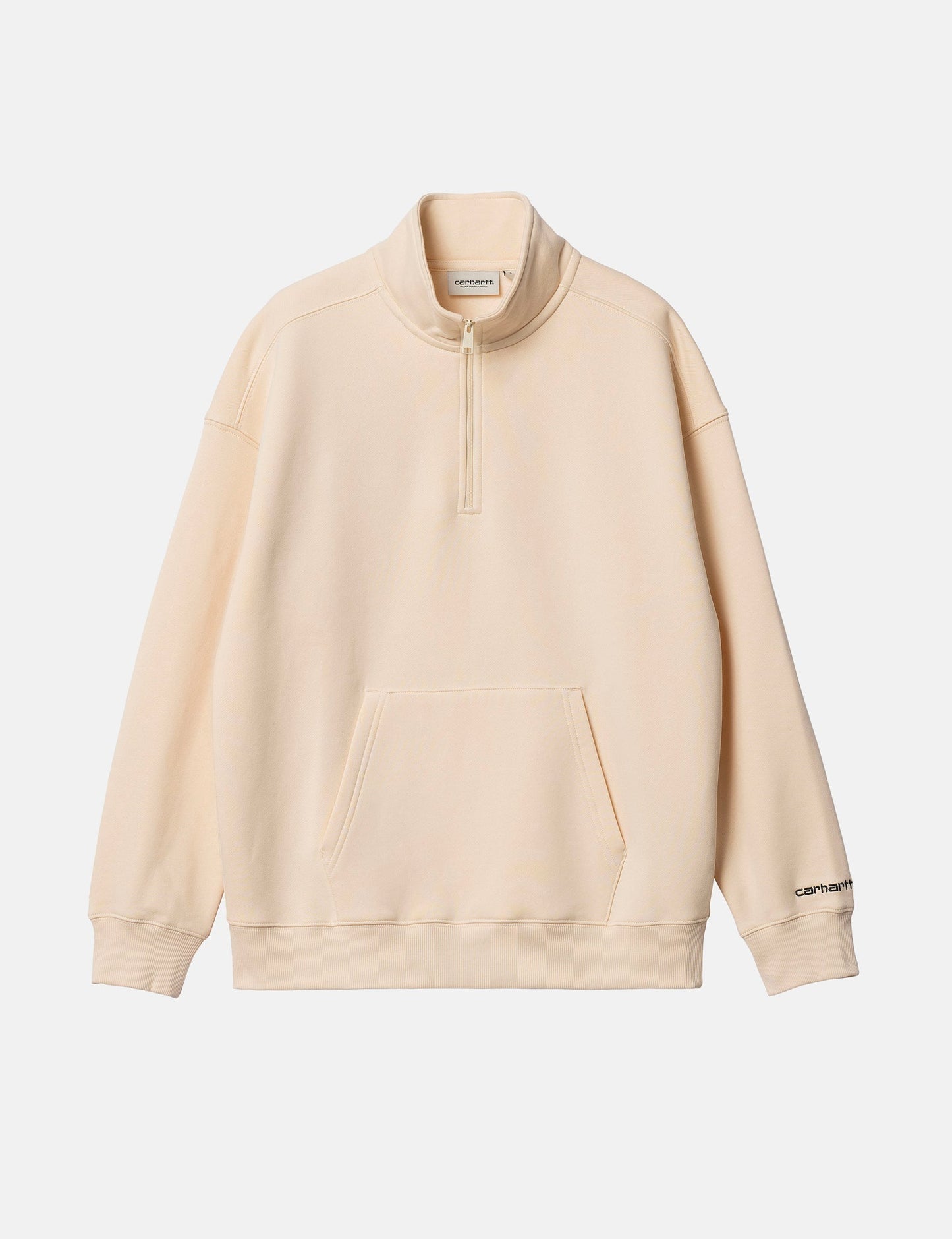 Damen Ontario Highneck Sweatshirt – Calico Beige/Schwarz