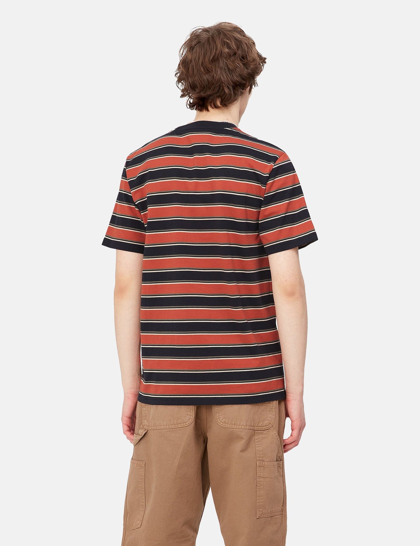 Leone T-Shirt (Leone Stripe) – Phoenix Red