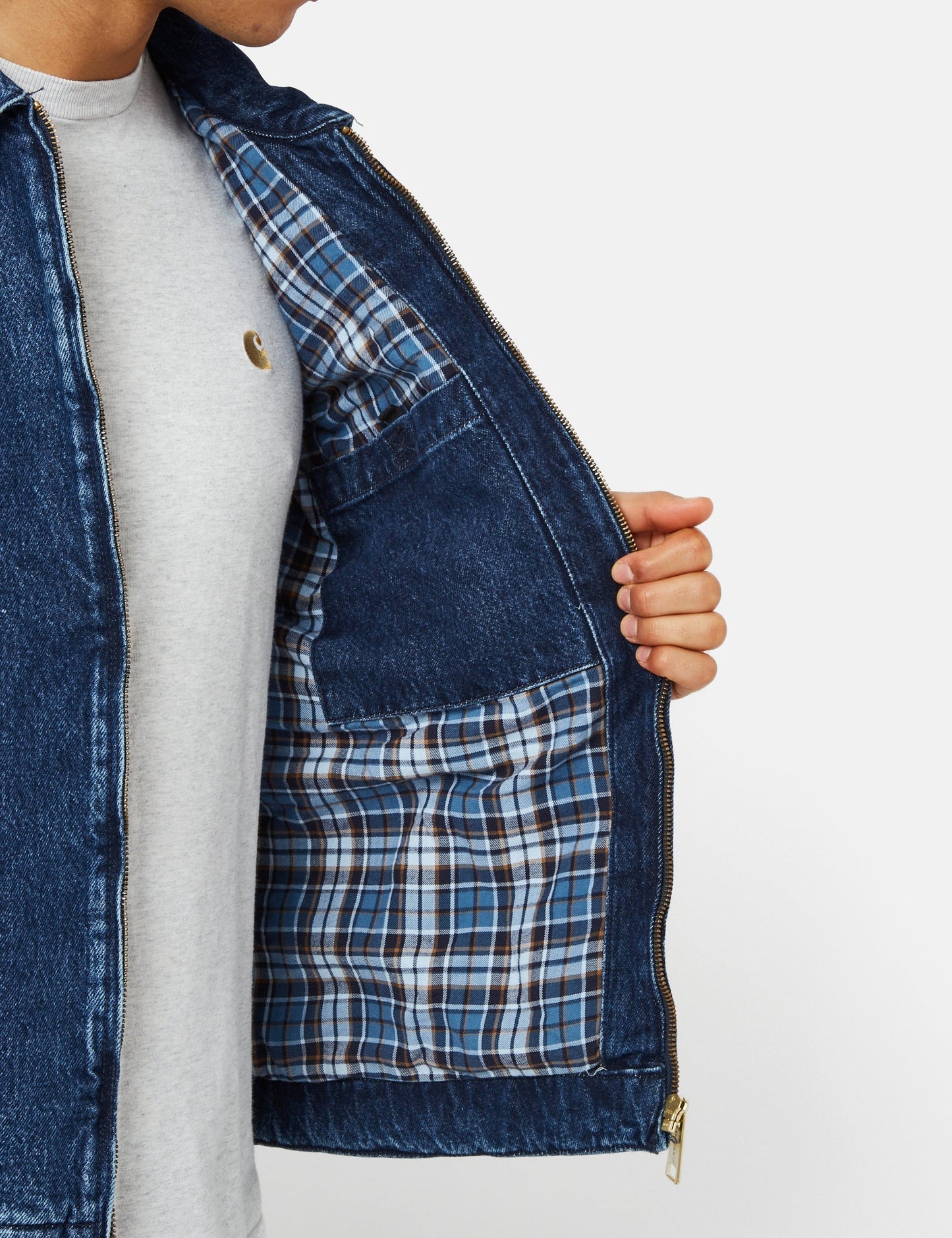 Rider Jacke (Denim) – Blue Stone Washed