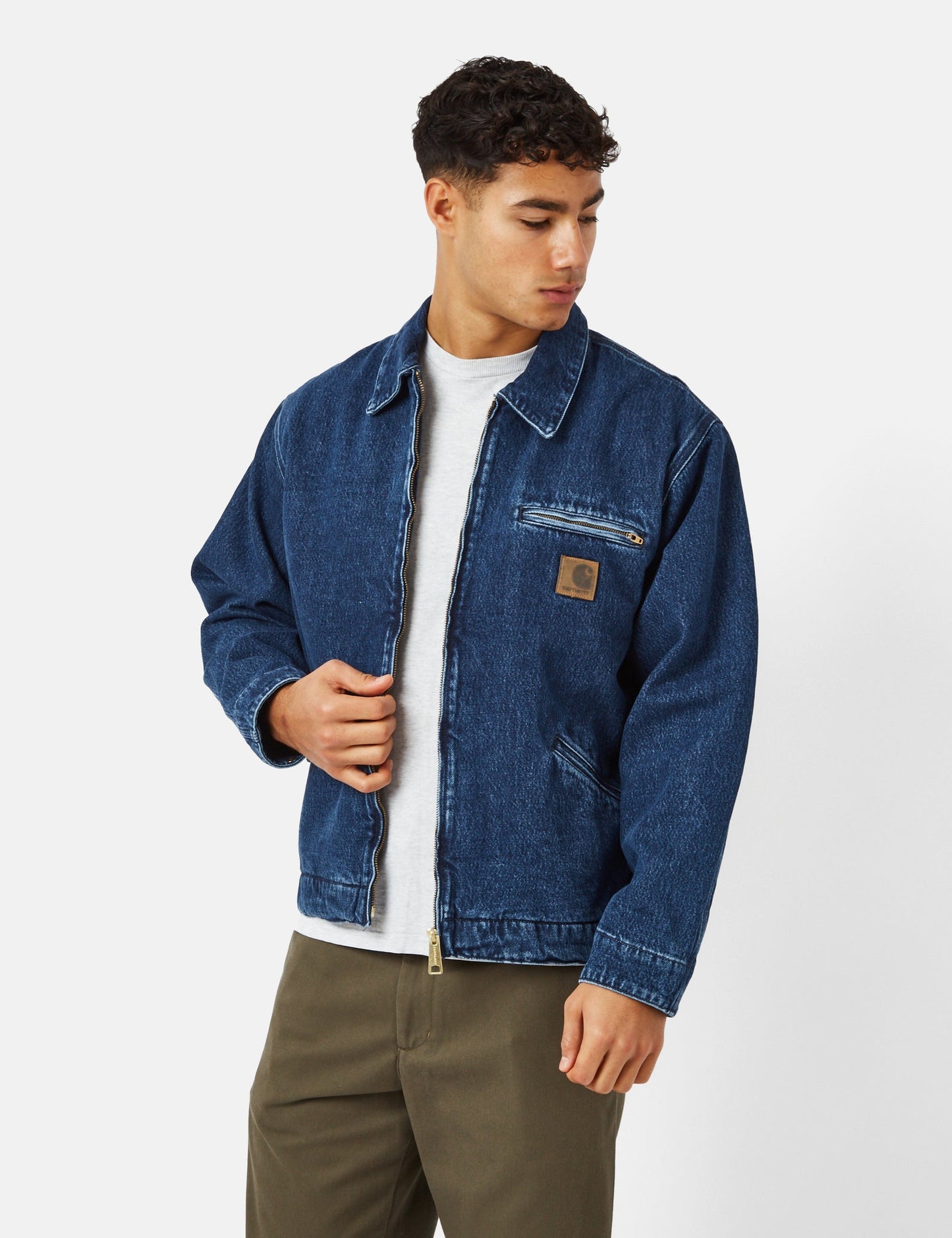 Rider Jacke (Denim) – Blue Stone Washed