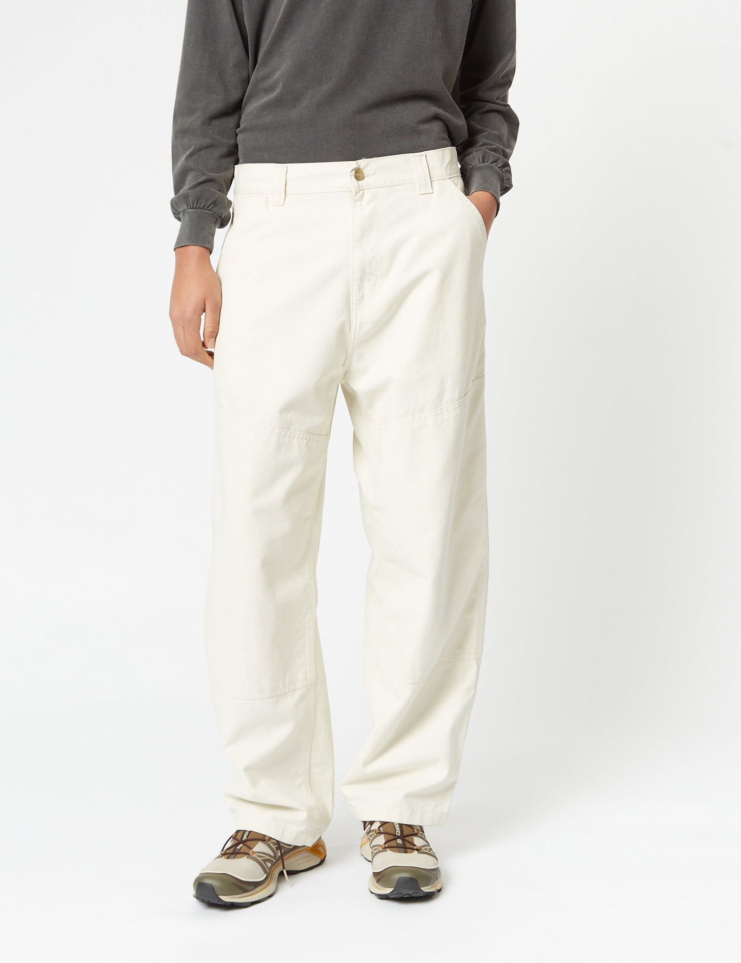 Wide Panel Hose (weit geschnitten) - Salt White