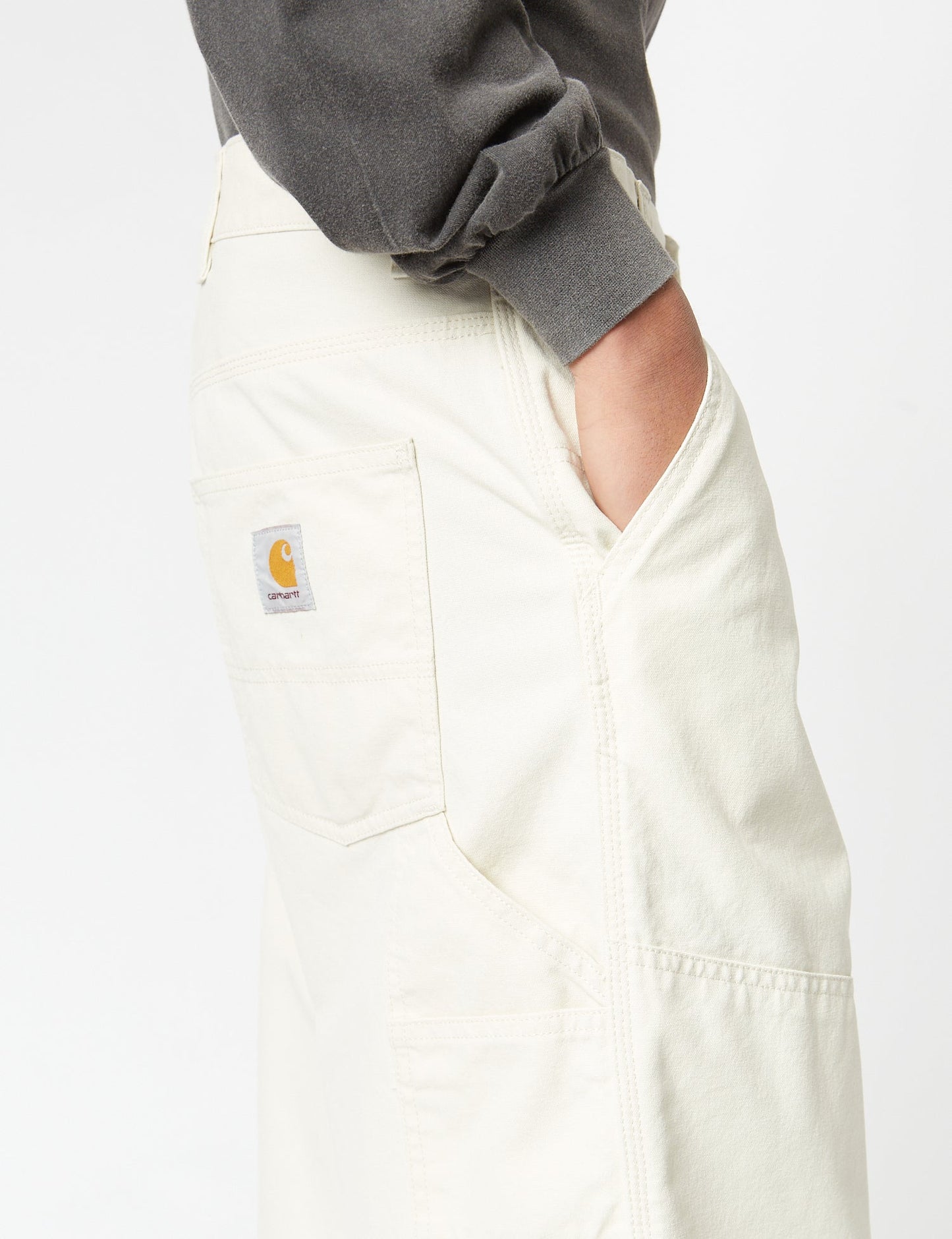 Wide Panel Hose (weit geschnitten) - Salt White