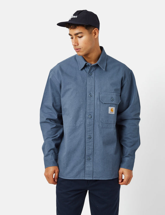 Surchemise Reno (Teinture vêtement) - Bleu Orage