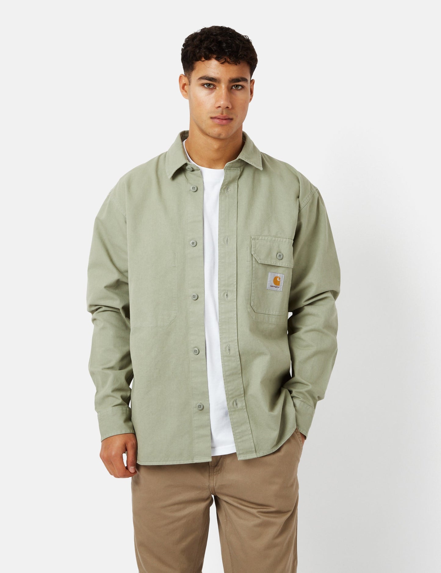 Reno Hemdjacke (Garment Dyed) - Yucca Green