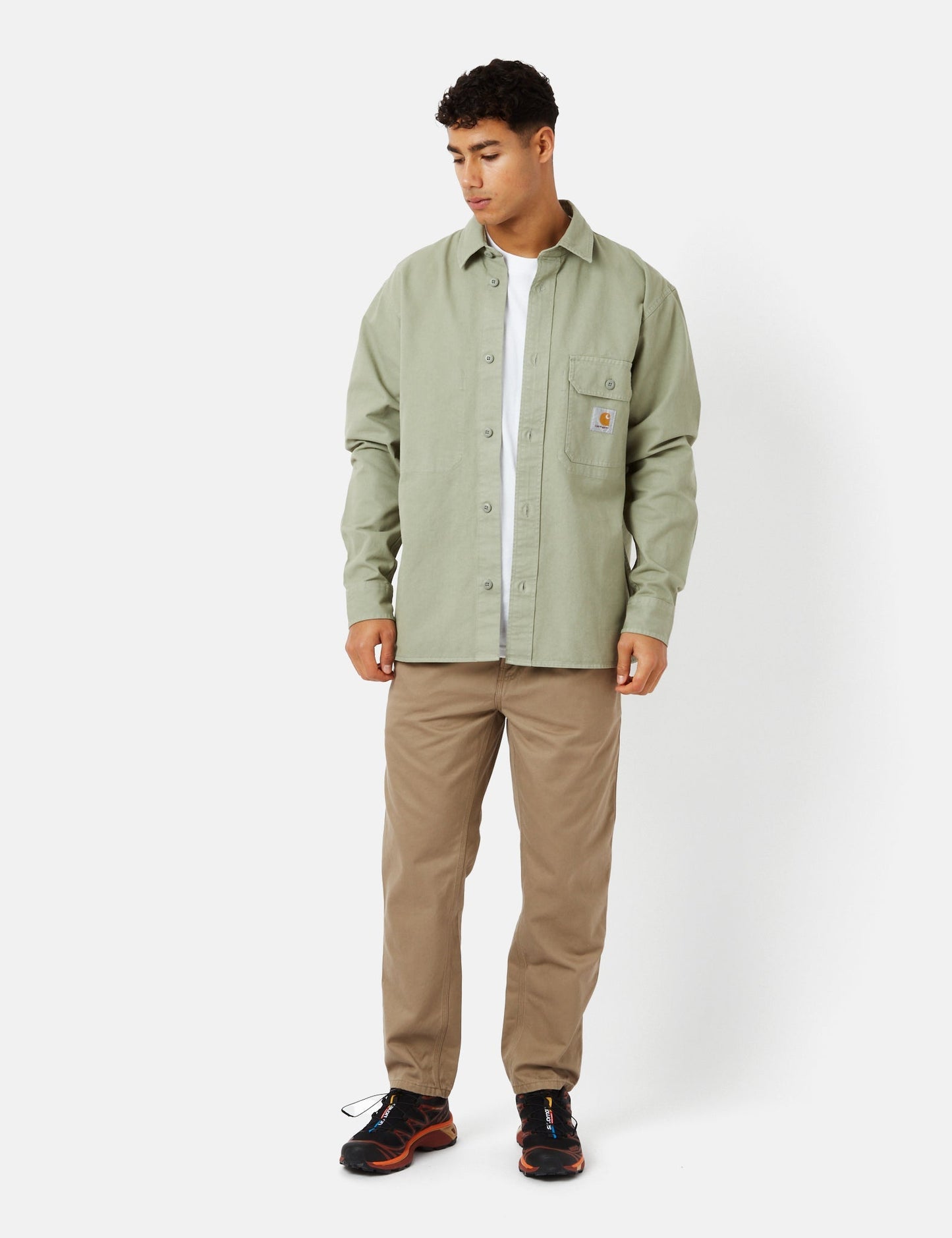 Reno Hemdjacke (Garment Dyed) - Yucca Green