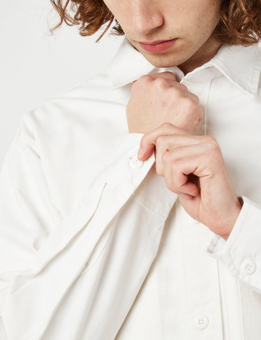 Surchemise Reno (Teinture vêtement) - Blanc cassé