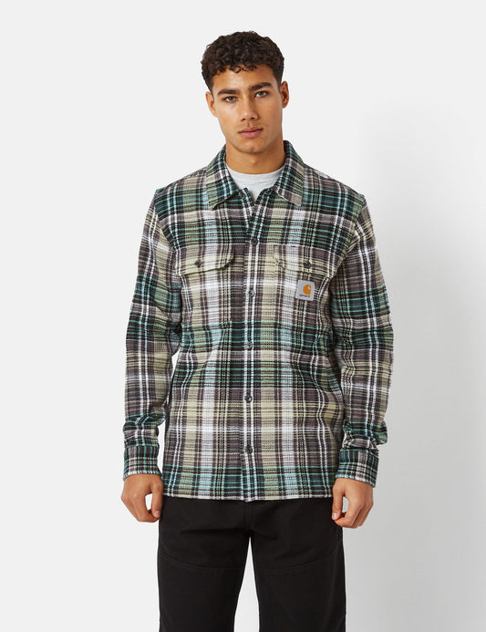 Chemise Valmon (Regular) - Valmon Carreaux/Vert Botanique