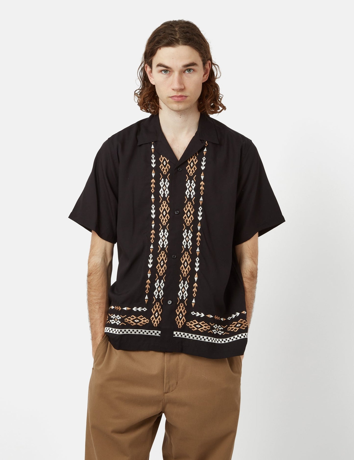 Chemise à manches courtes Coba - Noir