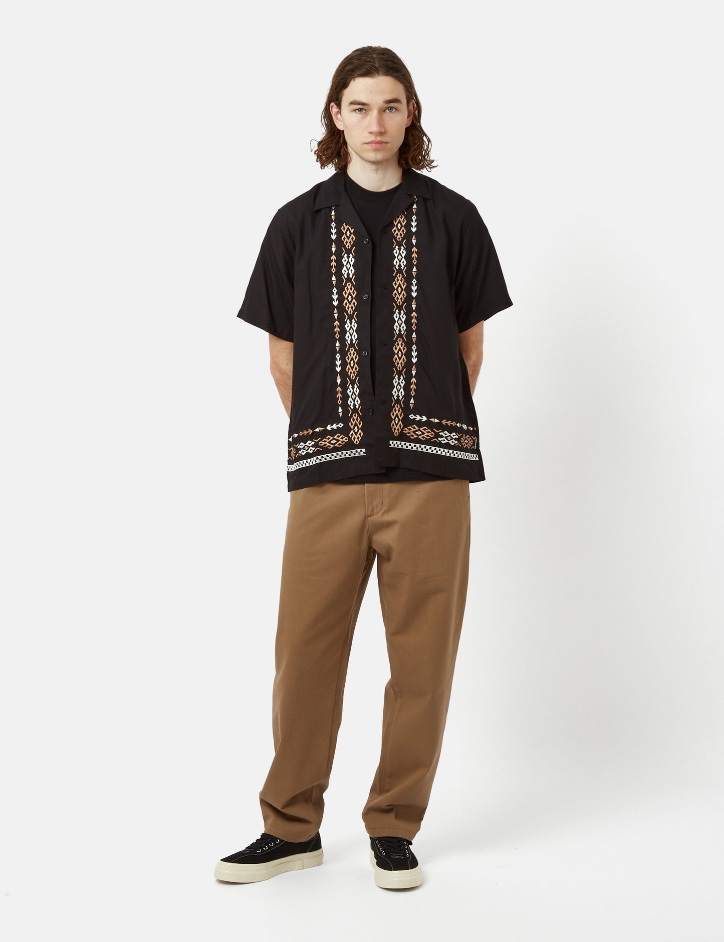 Chemise à manches courtes Coba - Noir