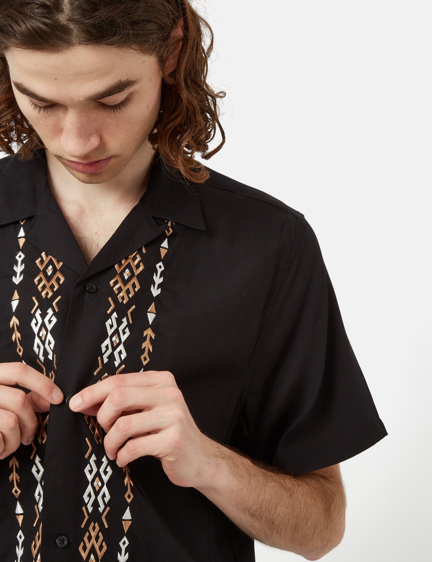 Chemise à manches courtes Coba - Noir
